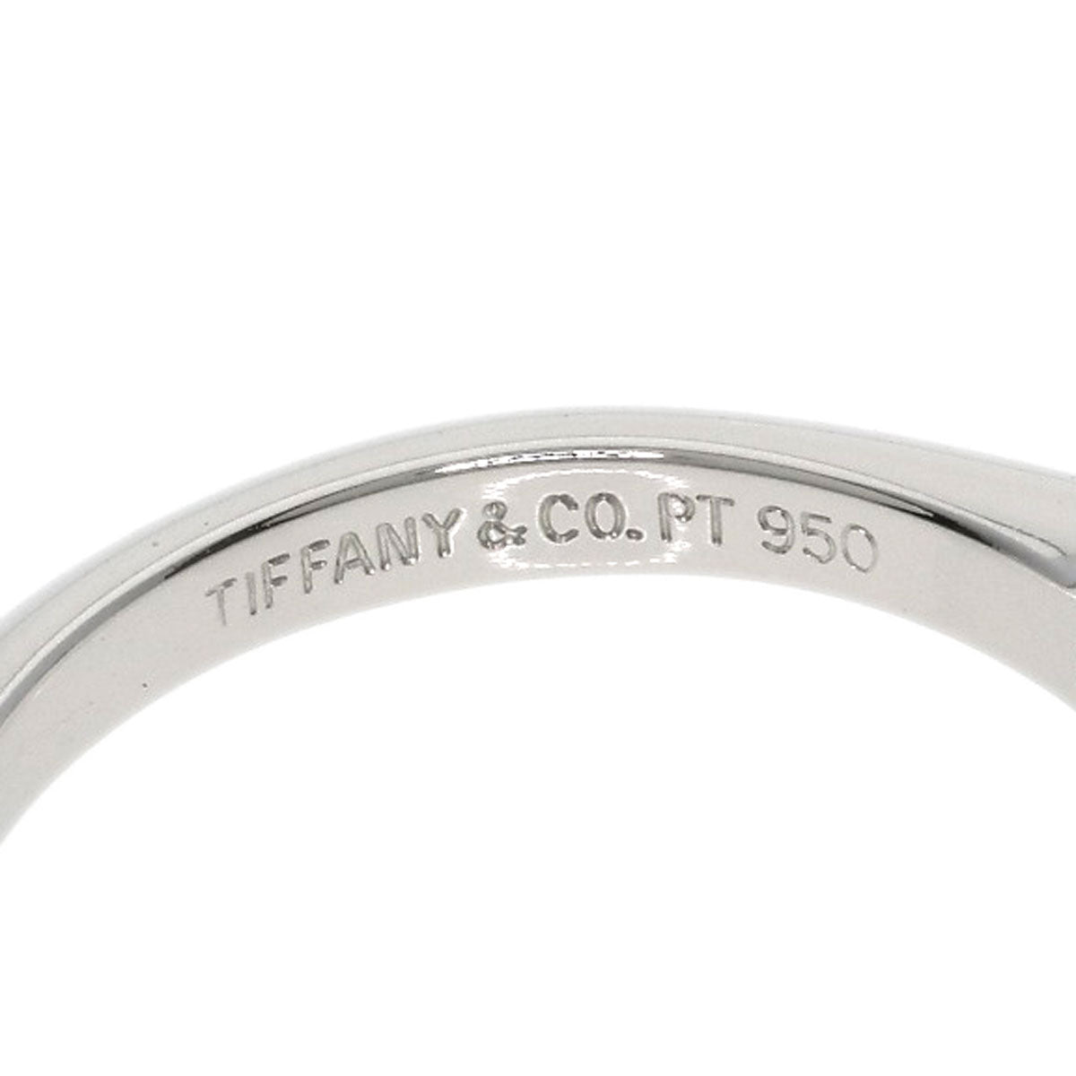 TIFFANY&Co. Solitaire Diamond Ring Platinum PT950 Ladies [Used]