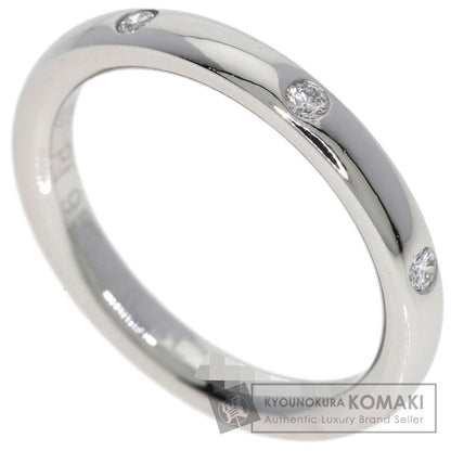 Van Cleef & Arpels Tendrement Etoile 3P Diamond #48 Ring Platinum PT950 Ladies [Used]