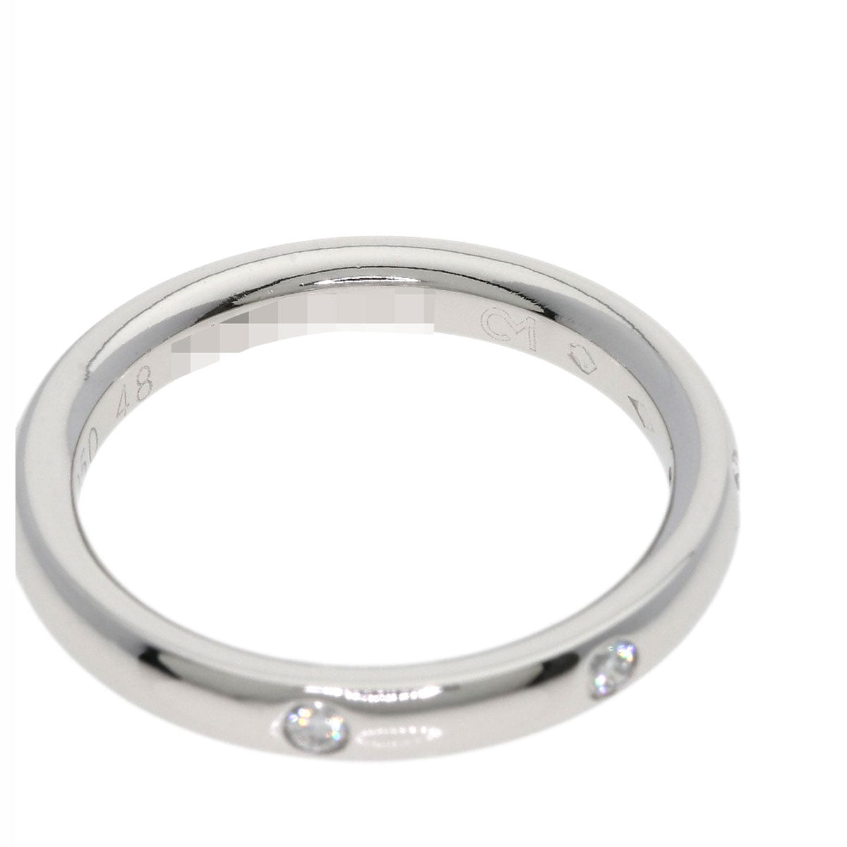 Van Cleef & Arpels Tendrement Etoile 3P Diamond #48 Ring Platinum PT950 Ladies [Used]