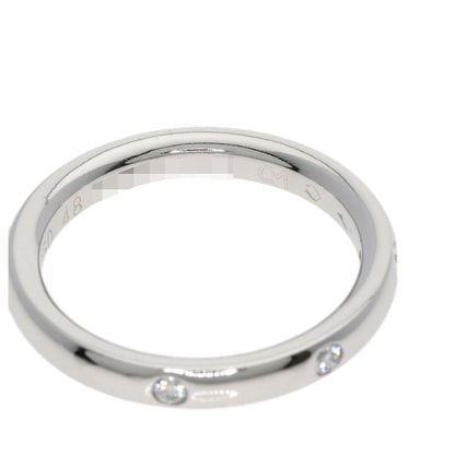 Van Cleef & Arpels Tendrement Etoile 3P Diamond #48 Ring Platinum PT950 Ladies [Used]