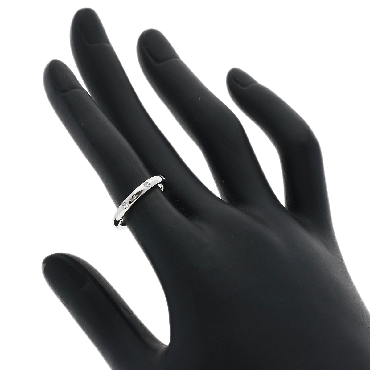 Van Cleef & Arpels Tendrement Etoile 3P Diamond #48 Ring Platinum PT950 Ladies [Used]