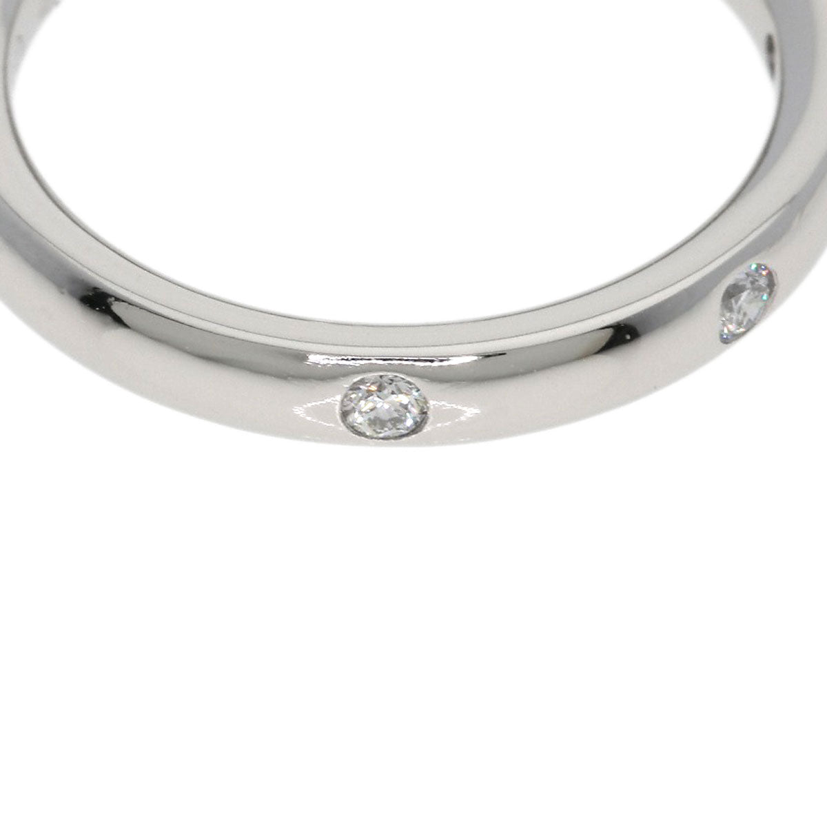 Van Cleef & Arpels Tendrement Etoile 3P Diamond #48 Ring Platinum PT950 Ladies [Used]