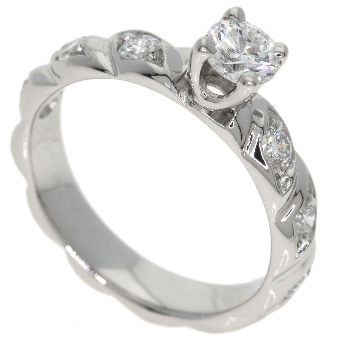 Chaumet Torsade Diamond Ring Platinum PT950 Ladies [Used]