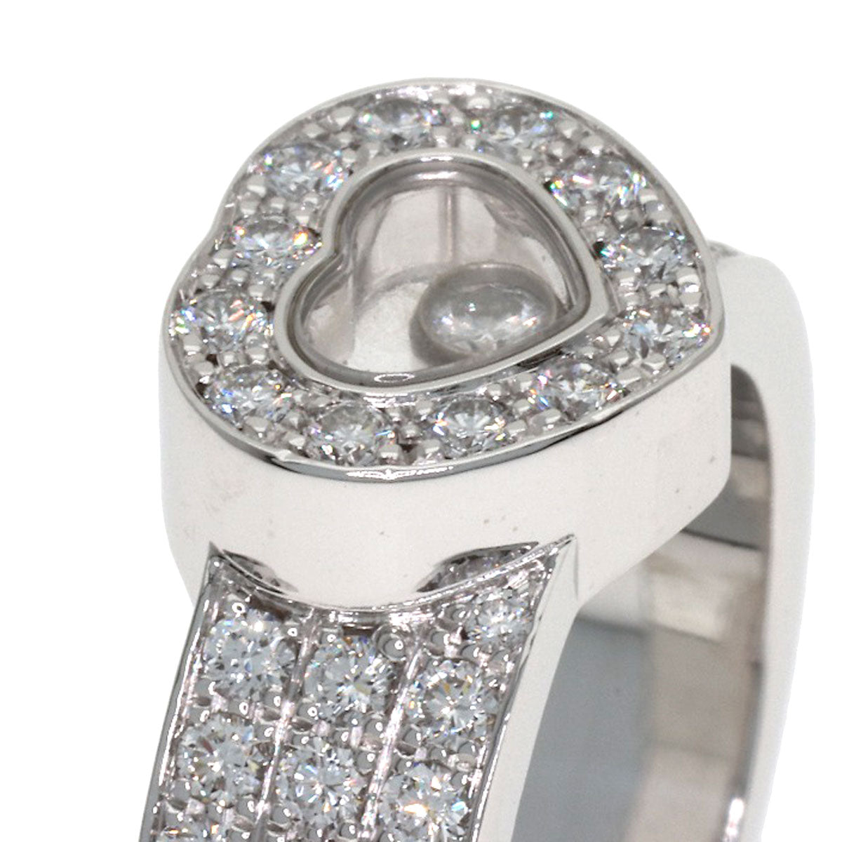 Chopard Happy diamond Ring K18 White Gold Ladies [Used]