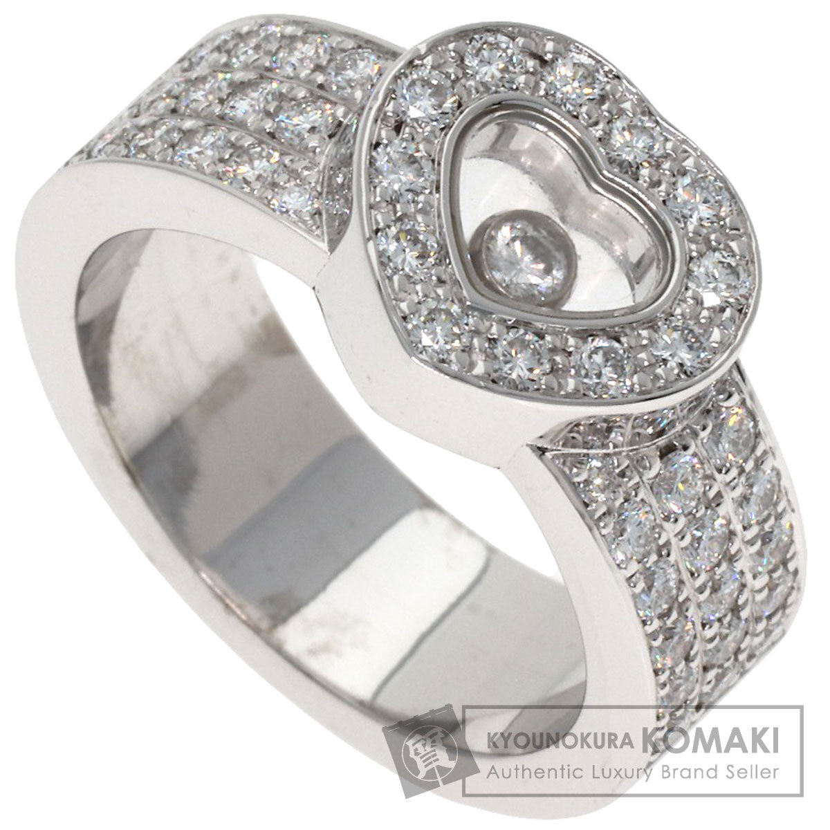 Chopard Happy diamond Ring K18 White Gold Ladies [Used]