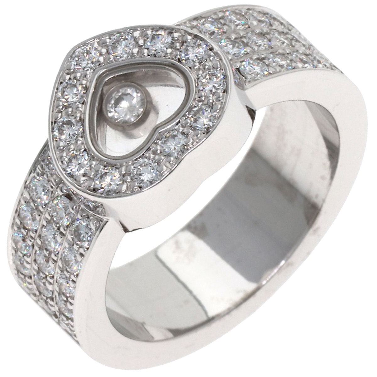 Chopard Happy diamond Ring K18 White Gold Ladies [Used]