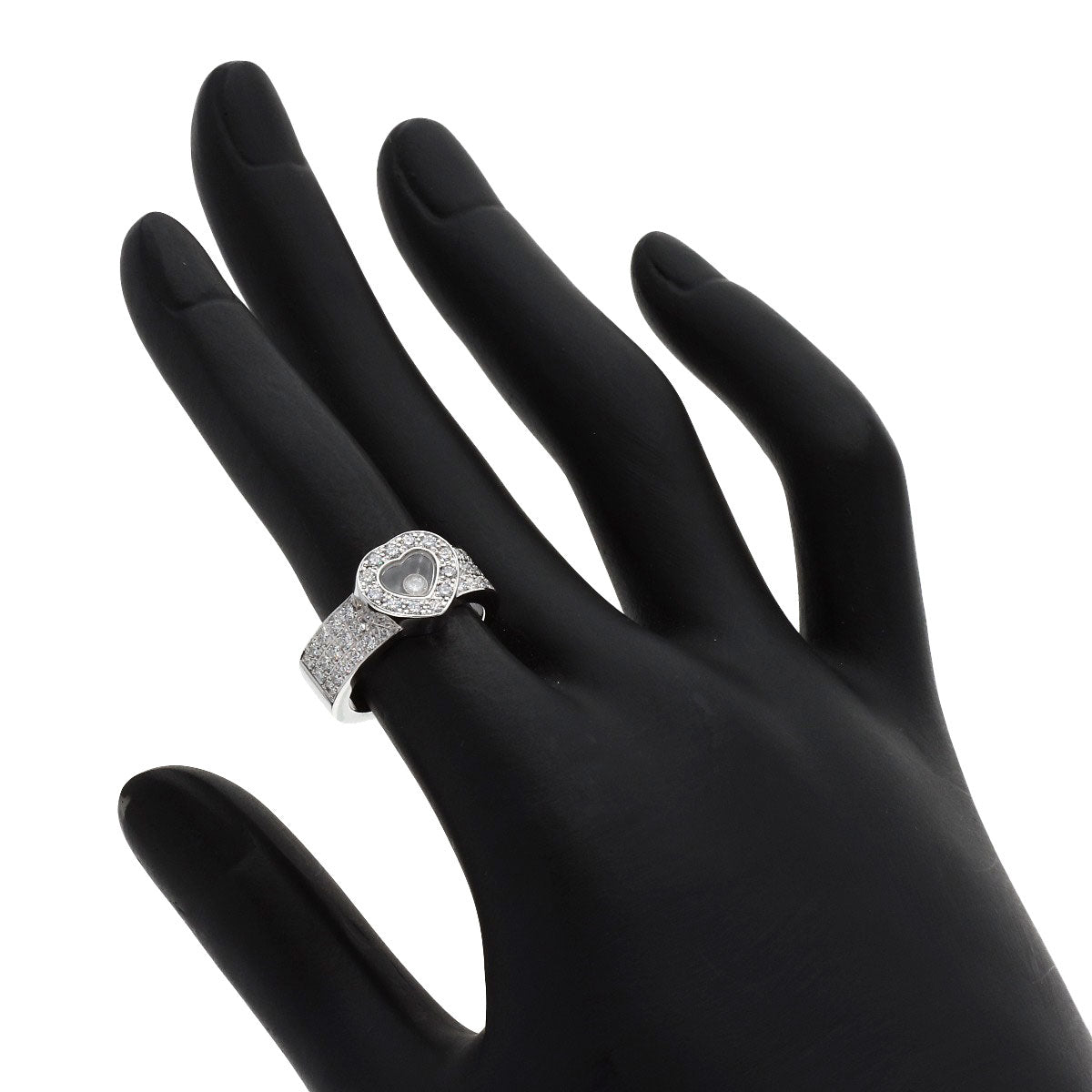 Chopard Happy diamond Ring K18 White Gold Ladies [Used]