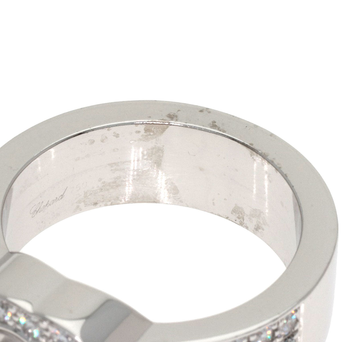 Chopard Happy diamond Ring K18 White Gold Ladies [Used]
