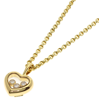 Chopard Happy Diamond Necklace K18 Yellow Gold Ladies [Used]