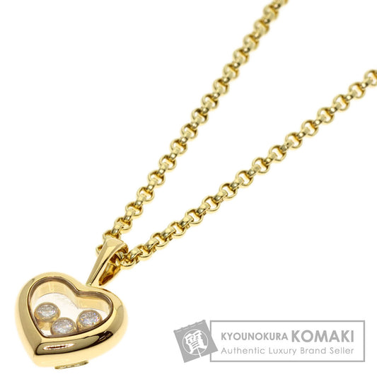 Chopard Happy Diamond Necklace K18 Yellow Gold Ladies [Used]