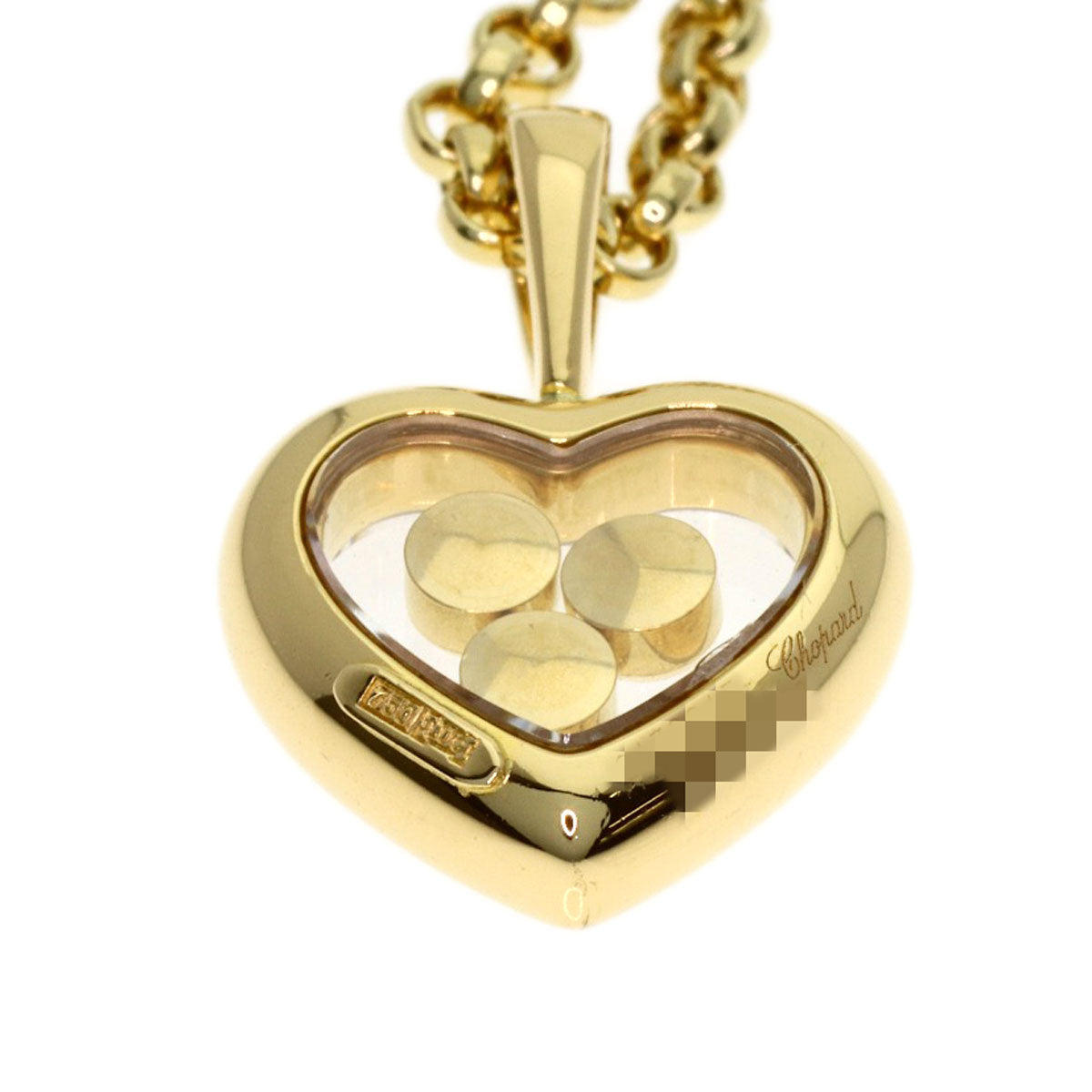 Chopard Happy Diamond Necklace K18 Yellow Gold Ladies [Used]