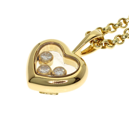 Chopard Happy Diamond Necklace K18 Yellow Gold Ladies [Used]