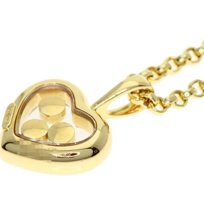 Chopard Happy Diamond Necklace K18 Yellow Gold Ladies [Used]