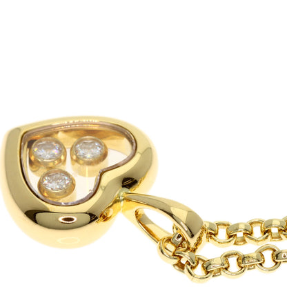 Chopard Happy Diamond Necklace K18 Yellow Gold Ladies [Used]