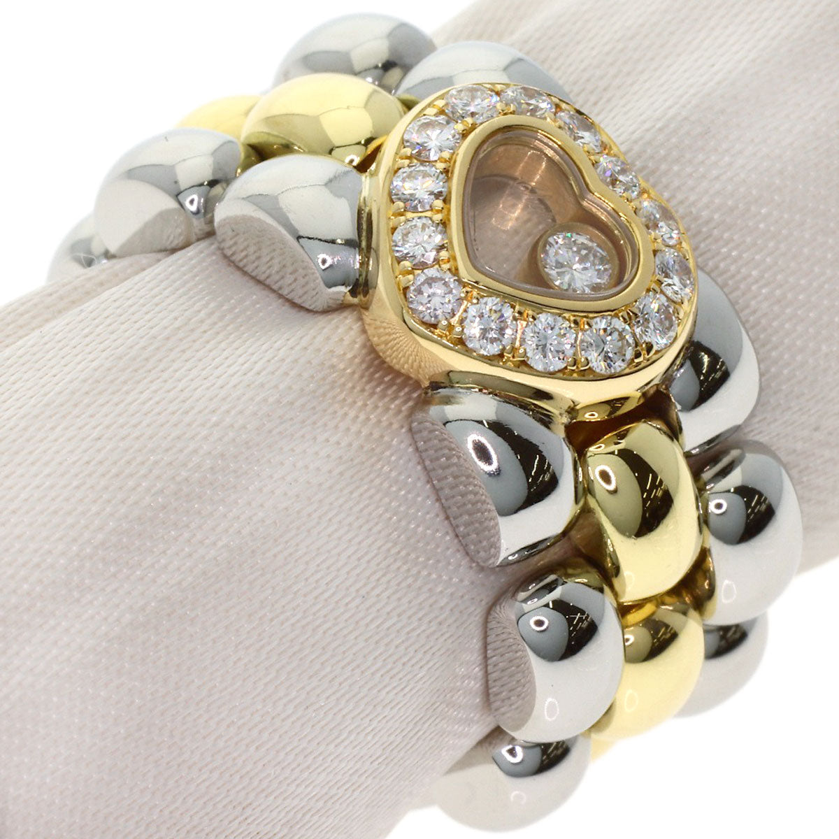 Chopard Happy diamond Ring K18 Yellow Gold Stainless SteelLadies [Used]