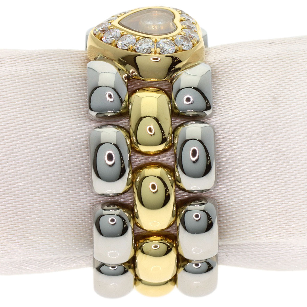 Chopard Happy diamond Ring K18 Yellow Gold Stainless SteelLadies [Used]