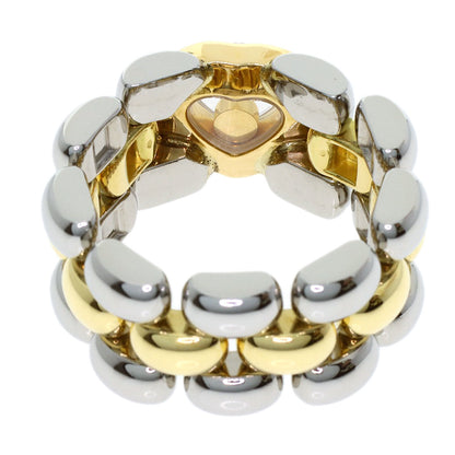 Chopard Happy diamond Ring K18 Yellow Gold Stainless SteelLadies [Used]