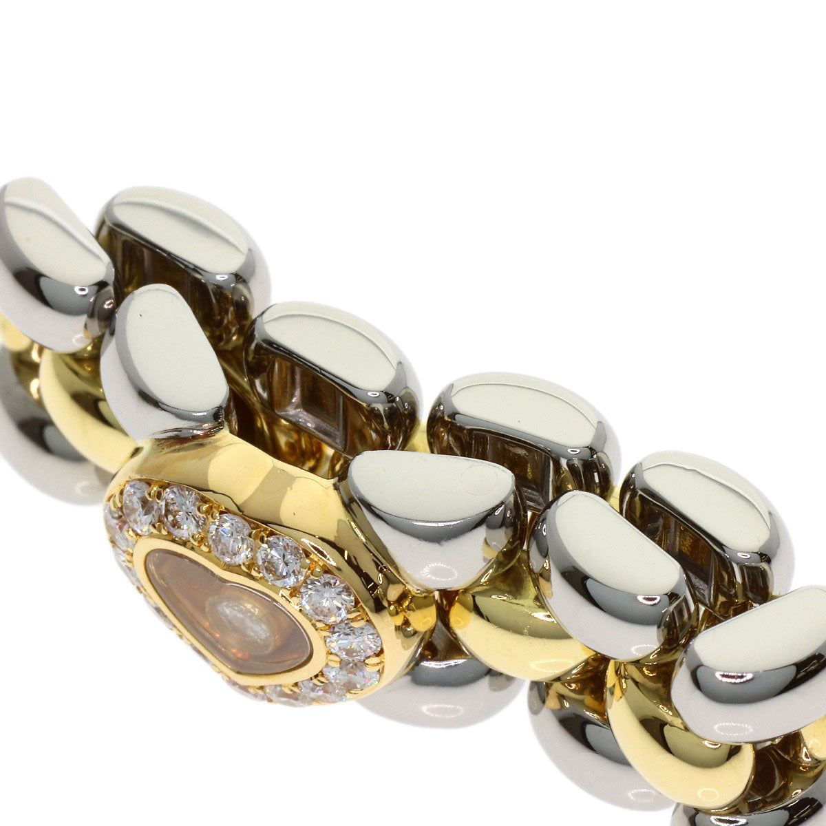 Chopard Happy diamond Ring K18 Yellow Gold Stainless SteelLadies [Used]