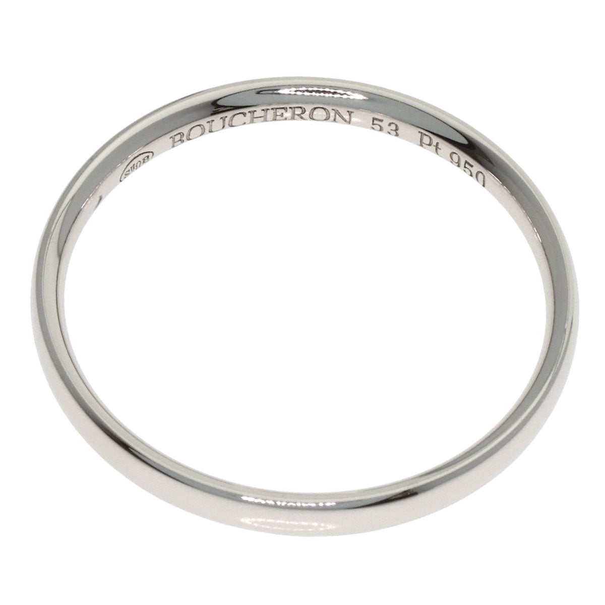 Boucheron Wedding #53 Ring Platinum PT950 Ladies [Used]