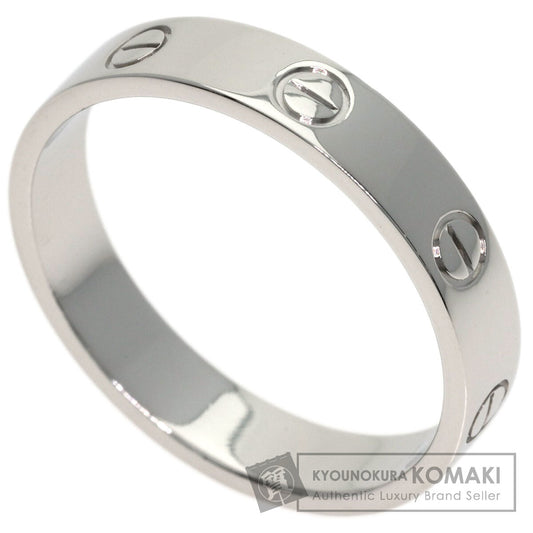 CARTIER Mini love ring #59 Ring Platinum PT950 Ladies [Used]