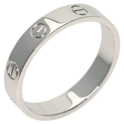 CARTIER Mini love ring #59 Ring Platinum PT950 Ladies [Used]