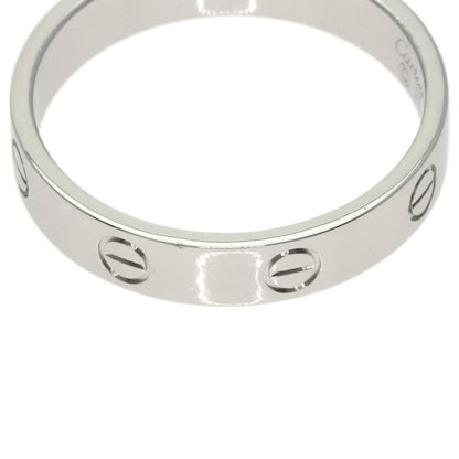 CARTIER Mini love ring #59 Ring Platinum PT950 Ladies [Used]