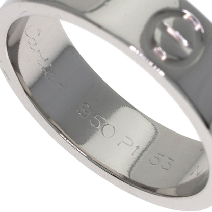 CARTIER love ring #53 Ring Platinum PT950 Ladies [Used]
