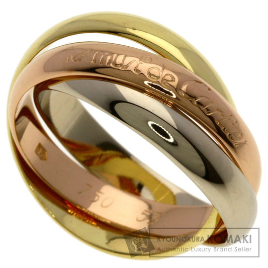 CARTIER Trinity #53 Ring K18 Yellow Gold K18 White GoldLadies [Used]