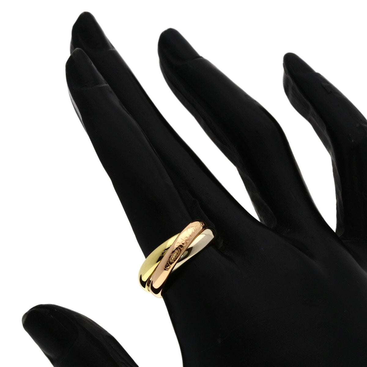 CARTIER Trinity #53 Ring K18 Yellow Gold K18 White GoldLadies [Used]