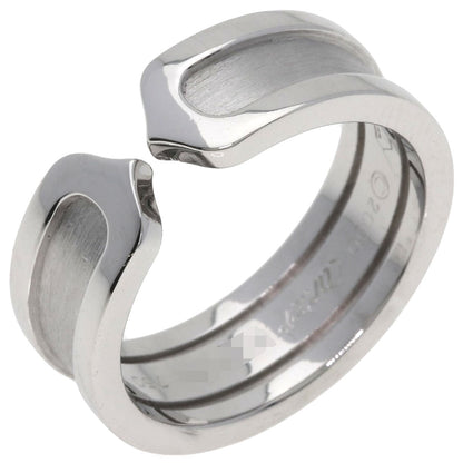 CARTIER C2 ring # 51 Ring K18 White Gold Ladies [Used]