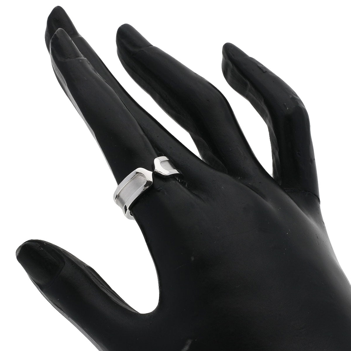 CARTIER C2 ring # 51 Ring K18 White Gold Ladies [Used]