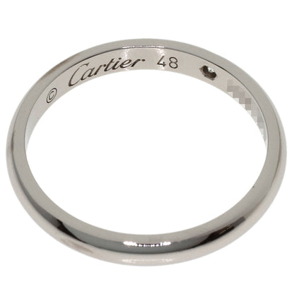 CARTIER Wedding 1P Diamond #48 Ring Platinum PT950 Ladies [Used]