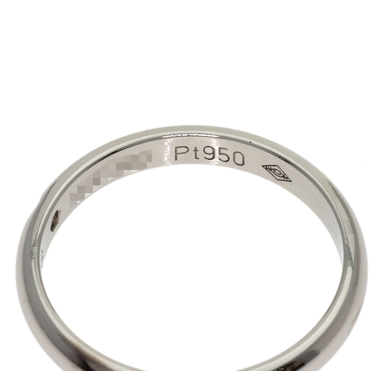 CARTIER Wedding 1P Diamond #48 Ring Platinum PT950 Ladies [Used]