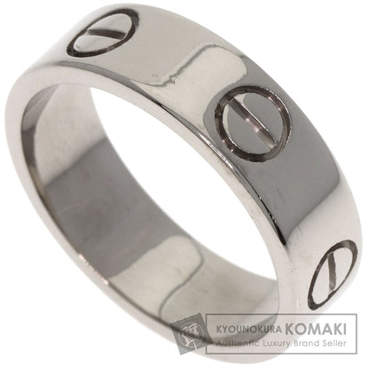 CARTIER love ring #53 Ring K18 White Gold Ladies [Used]