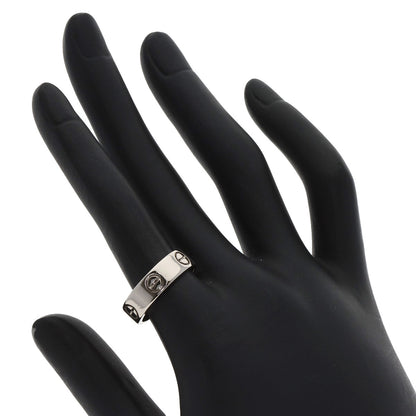 CARTIER love ring #53 Ring K18 White Gold Ladies [Used]