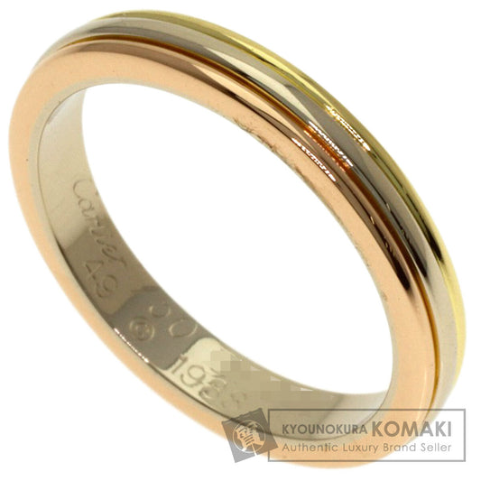 CARTIER Three colors # 49 Ring K18 Yellow Gold K18 White GoldLadies [Used]