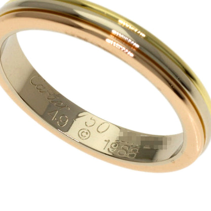 CARTIER Three colors # 49 Ring K18 Yellow Gold K18 White GoldLadies [Used]
