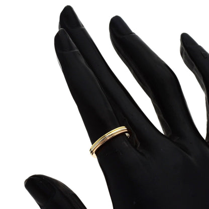 CARTIER Three colors # 49 Ring K18 Yellow Gold K18 White GoldLadies [Used]