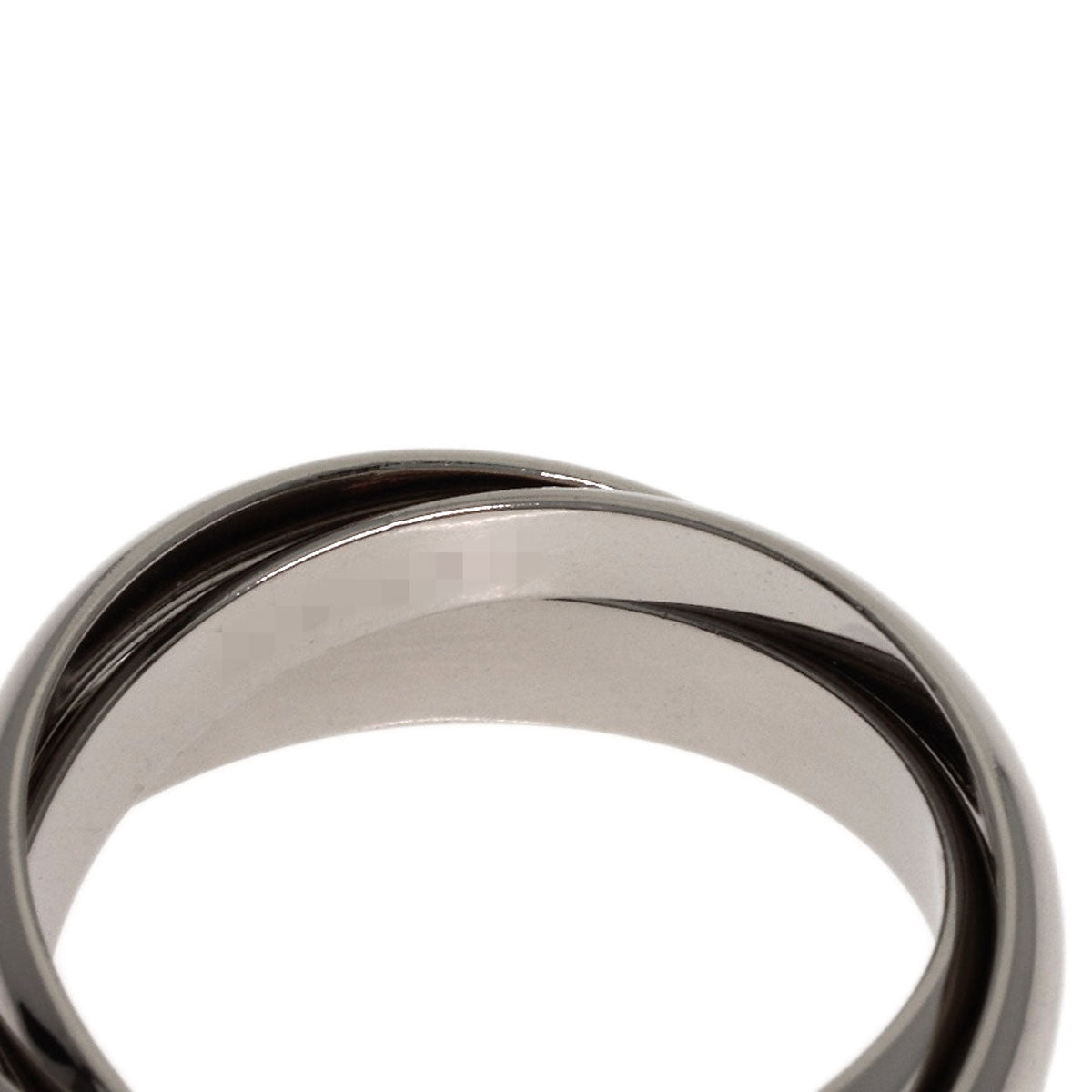 CARTIER Trinity #54 Ring K18 White Gold Ladies [Used]