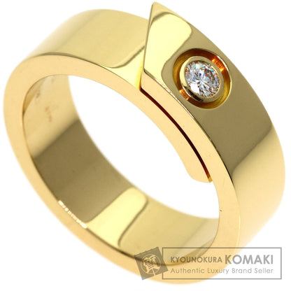 CARTIER Anniversary Diamond #51 Ring K18 Yellow Gold Ladies [Used]