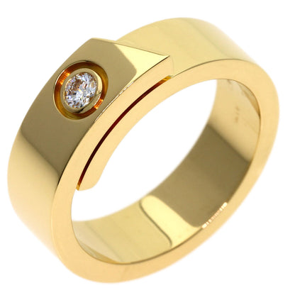 CARTIER Anniversary Diamond #51 Ring K18 Yellow Gold Ladies [Used]