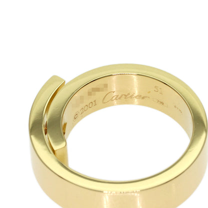 CARTIER Anniversary Diamond #51 Ring K18 Yellow Gold Ladies [Used]