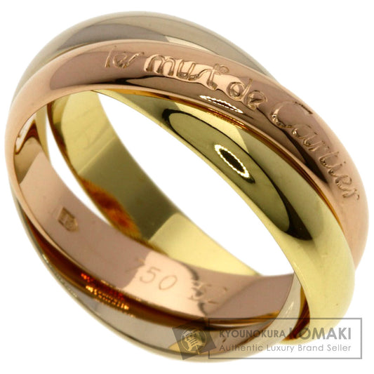 CARTIER Trinity #52 Ring K18 Yellow Gold K18 White GoldLadies [Used]