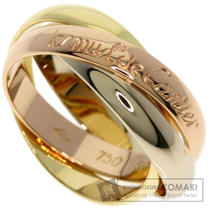 CARTIER Trinity #50 Ring K18 Pink Gold 18K Yellow GoldLadies [Used]