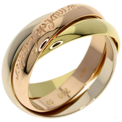 CARTIER Trinity #50 Ring K18 Pink Gold 18K Yellow GoldLadies [Used]