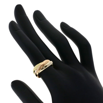 CARTIER Trinity #50 Ring K18 Pink Gold 18K Yellow GoldLadies [Used]