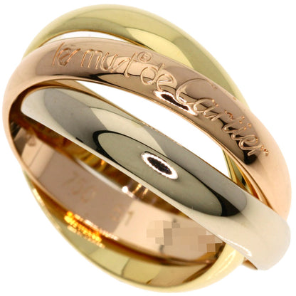 CARTIER Trinity #51 Ring K18 Yellow Gold 18K Pink GoldLadies [Used]