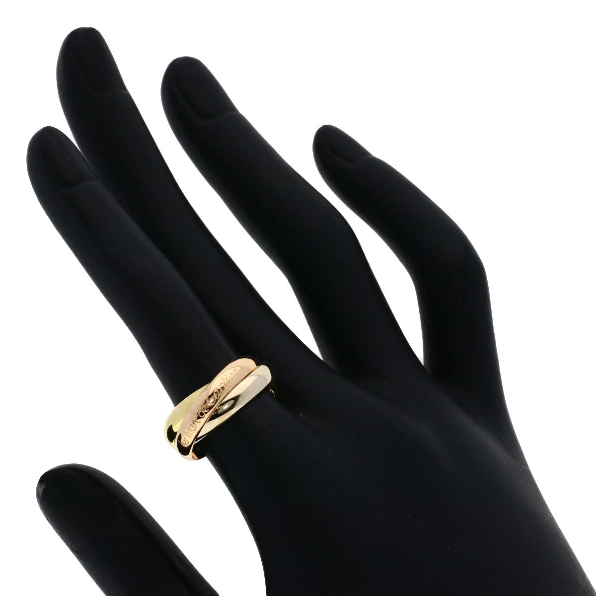 CARTIER Trinity #51 Ring K18 Yellow Gold 18K Pink GoldLadies [Used]