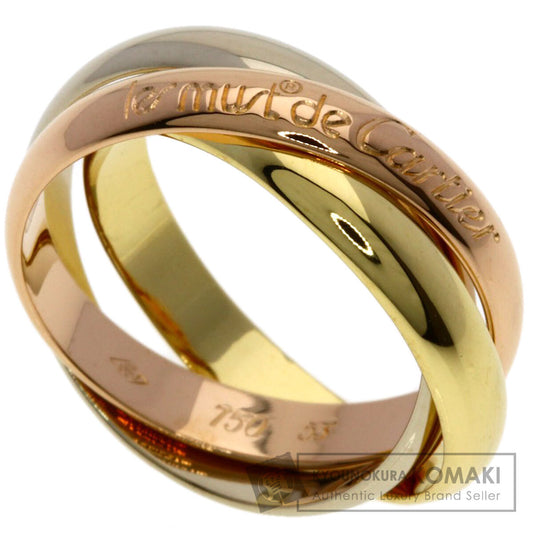 CARTIER Trinity #53 Ring K18 Yellow Gold K18 White GoldLadies [Used]