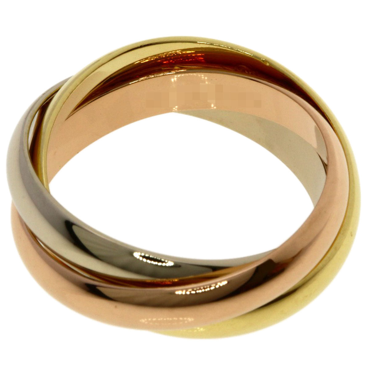 CARTIER Trinity #53 Ring K18 Yellow Gold K18 White GoldLadies [Used]